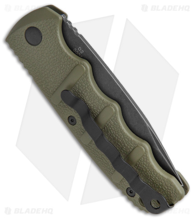 Boker Kalashnikov Drop Point Automatic Knife OD Green (3.25" Smokewash)