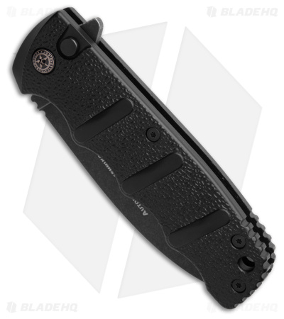 Boker Kalashnikov Dagger Button Lock Flipper Knife (3.3" Black Stonewash)