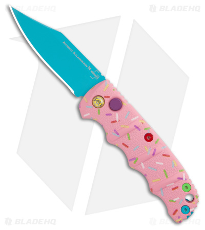 Boker Mini Dessert Warrior Kalashnikov Bowie Automatic Knife (2.5") Donut