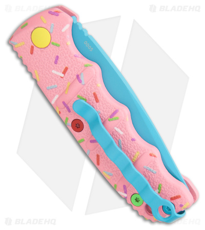 Boker Mini Dessert Warrior Kalashnikov Tanto Automatic Knife (2.5") Donut