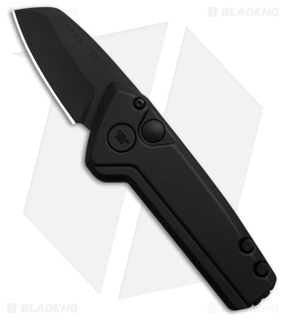 Buck Knives 839 Mini Deploy Wharncliffe Automatic Knife Black Al (1.75" Black)