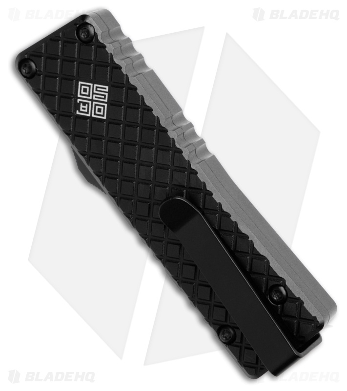 Ocaso Lucent Mini CA Legal OTF Automatic Knife Black Al (1.9" Black) 18LMB