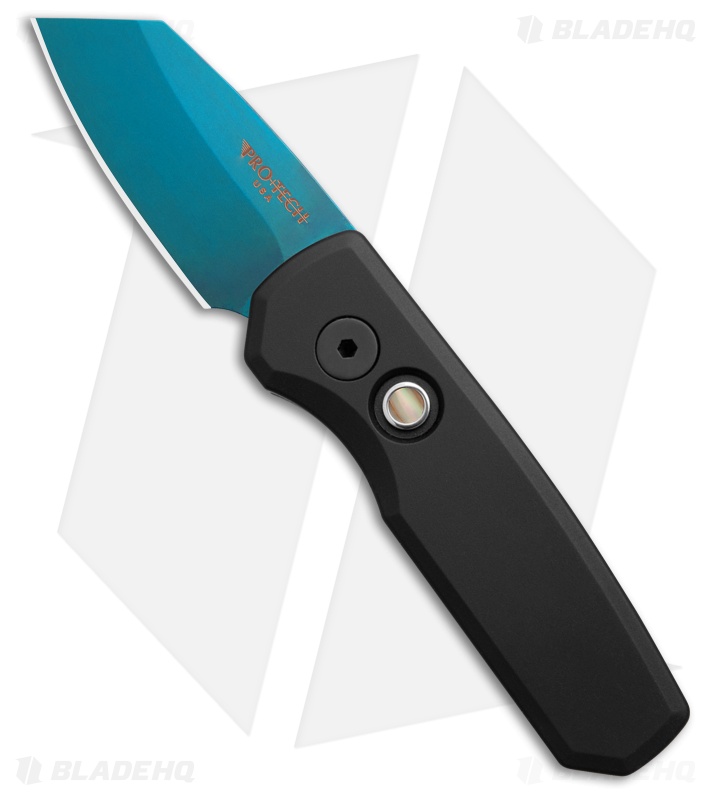 Pro-Tech Runt 5 Automatic Knife Black Aluminum (2" Sapphire 20CV) R5203-SB