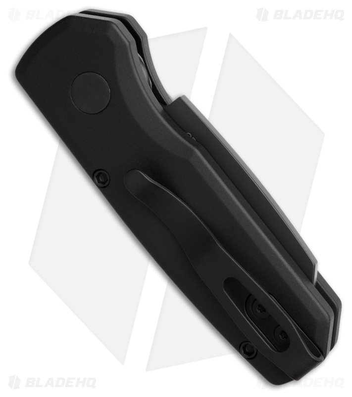 Pro-Tech Runt 5 Reverse Tanto Automatic Knife Black Aluminum (1.9" DLC)