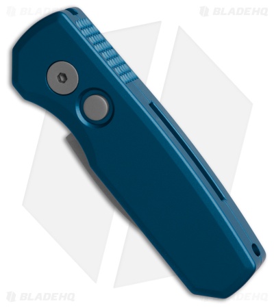 Pro-Tech Runt 5 Wharncliffe Automatic Knife Blue (1.9" Stonewash MagnaCut)