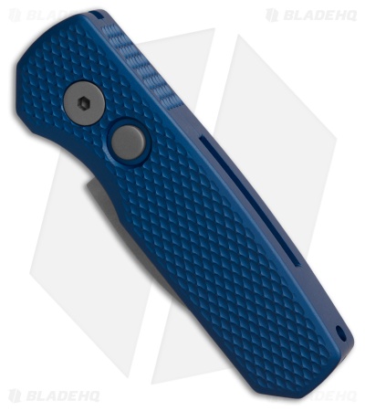 Pro-Tech Runt 5 Wharncliffe Automatic Knife Textured Blue (1.9" SW MagnaCut)