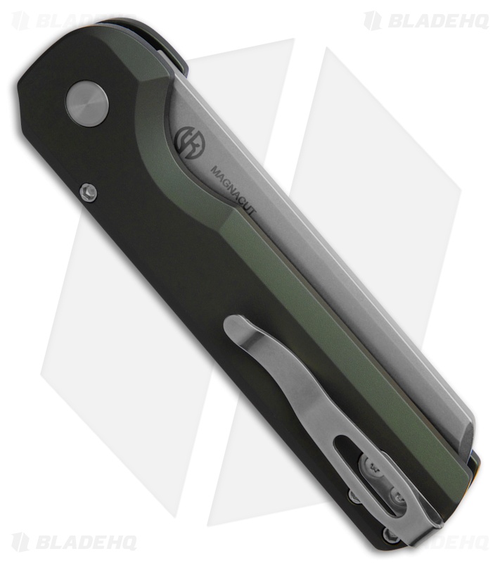 Pro-Tech Slimfoot Automatic Knife Green Aluminum (3.1" Stonewash MagnaCut) 