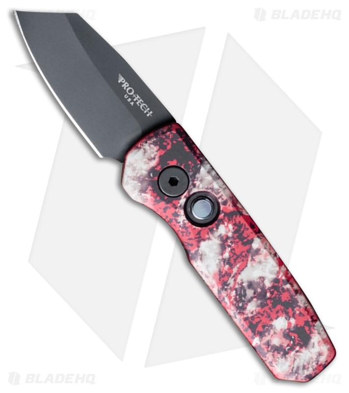 Pro-Tech Runt 5 Reverse Tanto Automatic Knife Crimson Tiger Camo Al (1.9" DLC)