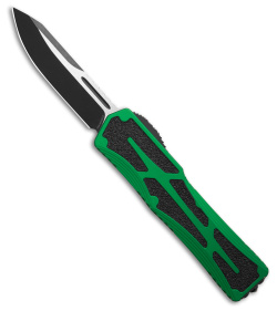 Heretic Knives Colossus OTF Automatic Knife Green Aluminum  (3.5" Two-Tone)