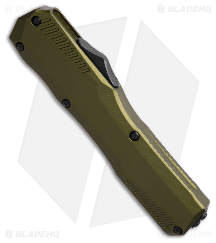Kershaw Auto Livewire MagnaCut OTF D/E OD Green Aluminum (3.3" Black PVD)
