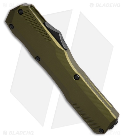 Kershaw Auto Livewire MagnaCut OTF D/E OD Green Aluminum (3.3" Black PVD)