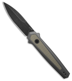 Kershaw Launch 15 MagnaCut Automatic Knife Gray Aluminum (3.8" Black SW) 7950GRY