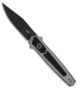 Kershaw Launch 17 Automatic Knife Gray Aluminum/Black G-10 (3.8" Black) 7951