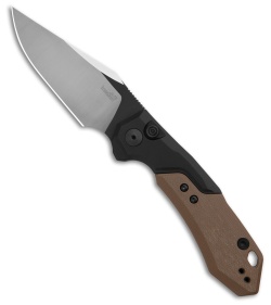 Kershaw Launch 19 Automatic Knife Black Aluminum/Brown G-10 (3.4" Two-Tone) 7851
