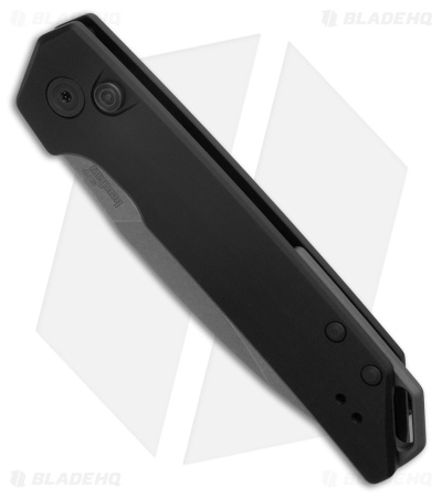 Kershaw Launch Iridium MagnaCut Automatic Knife Black Aluminum (3.5" SW) 7038