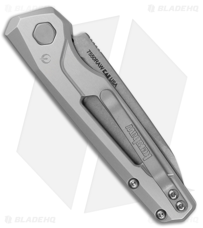 Kershaw Launch 11 Automatic Knife Raw Aluminum (2.75" Stonewash)