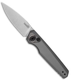 Kershaw Launch 18 Automatic Knife Gray Aluminum (2.8" Stonewash) 7551