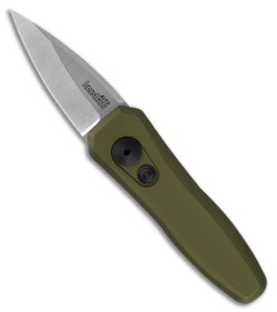 Kershaw Launch 4 CA Legal Automatic Knife Olive Aluminum (1.9&quot; Satin) | 219723