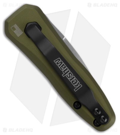 Kershaw Launch 4 CA Legal Automatic Knife Olive Aluminum (1.9" Satin)