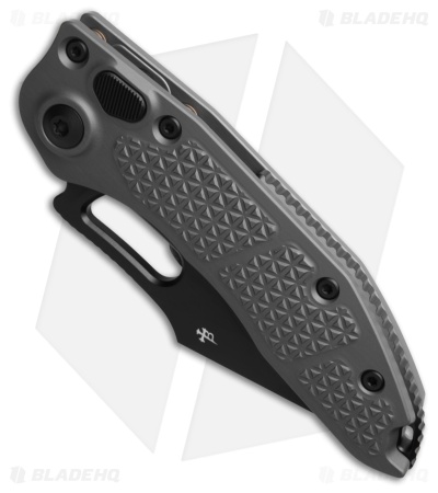 Microtech Stitch-A S/E Automatic Knife Natural Clear Al (3.75" Black Full Serr)