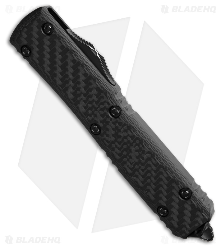 Microtech Ultratech Warhound Sig Series OTF Auto Knife CF(3.4"Two-Tone)119W-1CFS