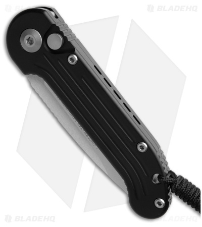 Microtech LUDT Automatic Knife Black (3.4" Stonewash) 135-10
