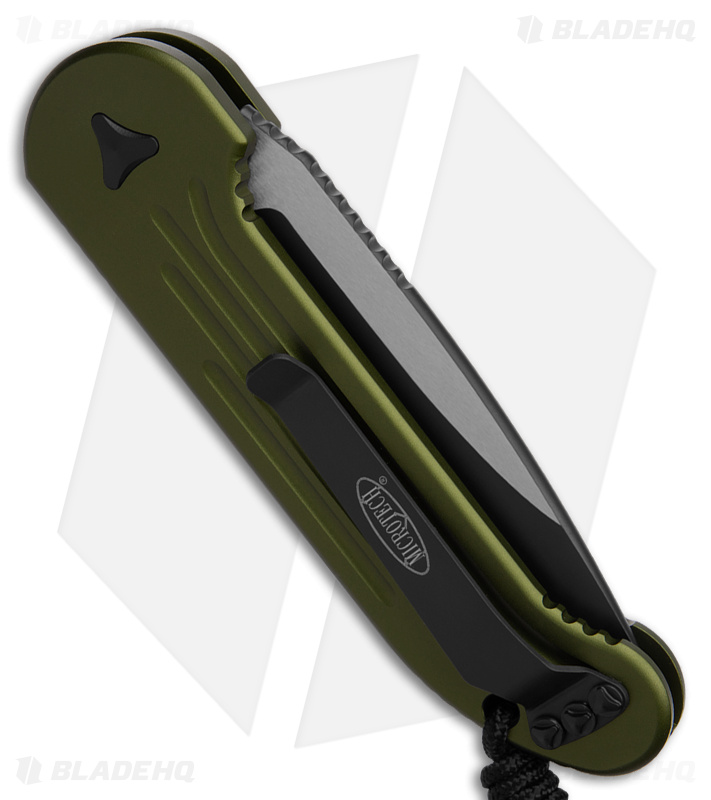 Microtech LUDT Automatic Knife OD Green (3.4" Black) 135-1OD