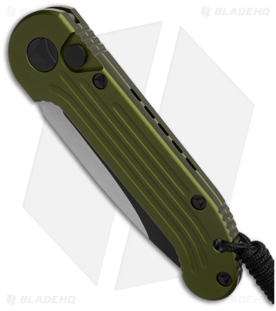 Microtech LUDT Automatic Knife OD Green (3.4" Black) 135-1OD