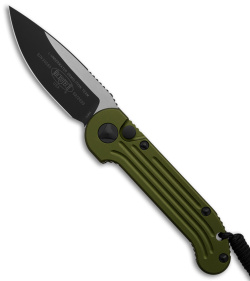 Microtech LUDT Automatic Knife OD Green (3.4" Black) 135-1OD