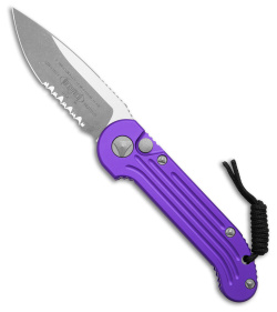 Microtech LUDT Automatic Knife Purple (3.4" Apocalyptic) 135-11APPU