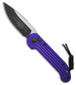 Microtech LUDT Automatic Knife Purple (3.4" Black) 135-1PU