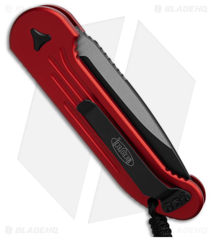 Microtech LUDT Automatic Knife Red (3.4" Black) 135-1RD