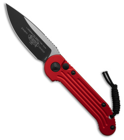 Microtech LUDT Automatic Knife Red (3.4" Black) 135-1RD