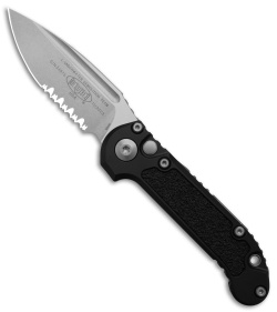 Microtech LUDT Gen III S/E Automatic Knife Black/3M (3.5" SW Serr) 1135-11