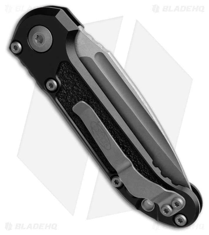 Microtech LUDT Gen III S/E Automatic Knife Black Aluminum/3M (3.5" AP Serr)