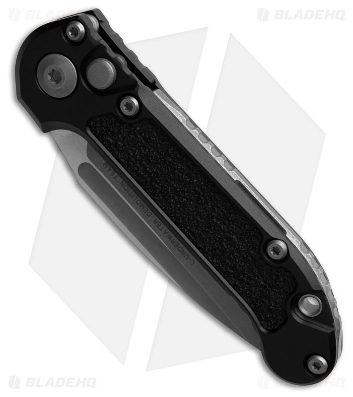 Microtech LUDT Gen III S/E Automatic Knife Black Aluminum/3M (3.5" AP Serr)