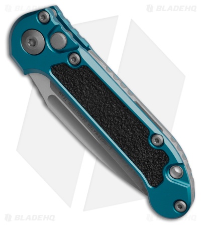 Microtech LUDT Gen III S/E Automatic Knife Blue Aluminum (3.5" Apoc Serr)