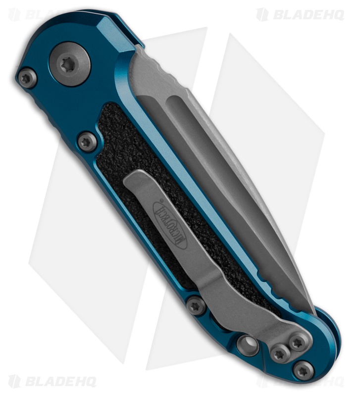 Microtech LUDT Gen III S/E Automatic Knife Blue (3.5" Apocalyptic) 1135-10APBL