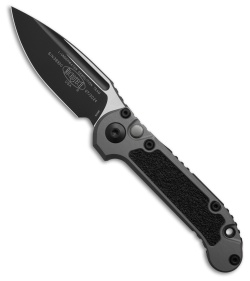 Microtech LUDT Gen III S/E Automatic Knife Natural Clear Al/3M (3.5" Black)