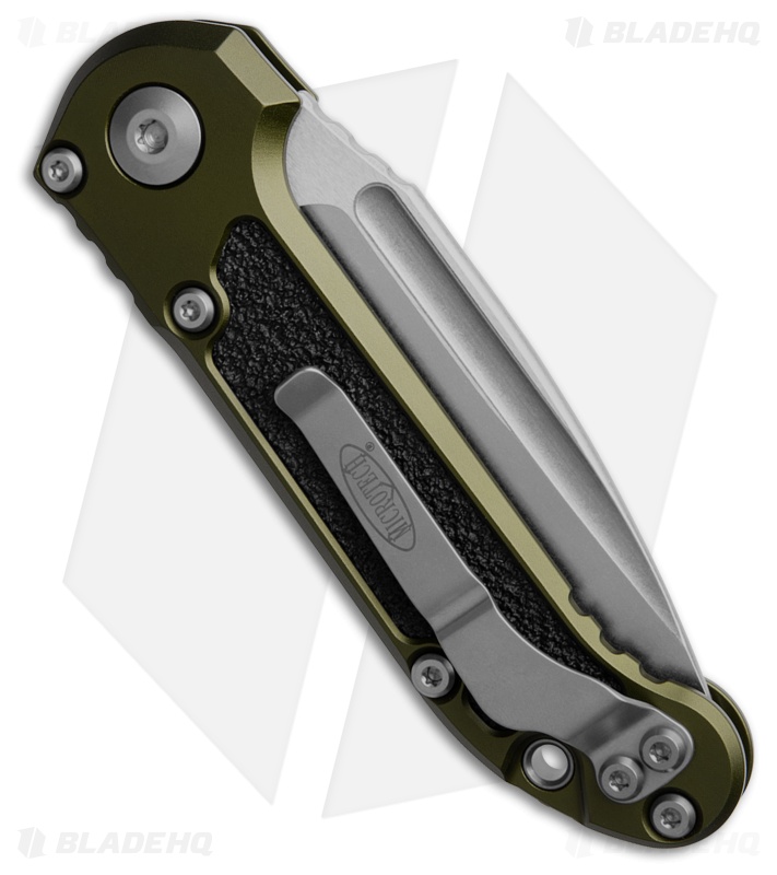 Microtech LUDT Gen III S/E Automatic Knife OD Green/3M (3.5" Stonewash)