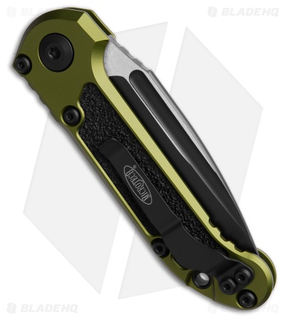Microtech LUDT Gen III S/E Automatic Knife OD Green Al/3M (3.5" Black)