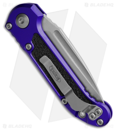 Microtech LUDT Gen III S/E Automatic Knife Purple Aluminum (3.5" Stonewash)