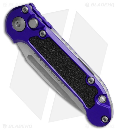 Microtech LUDT Gen III S/E Automatic Knife Purple Aluminum (3.5" SW Serr)
