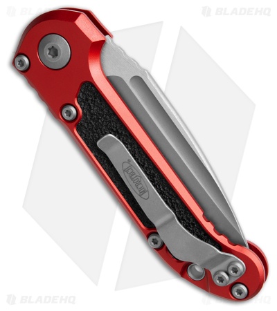Microtech LUDT Gen III S/E Automatic Knife Red (3.5" Apocalyptic) 1135-10APRD