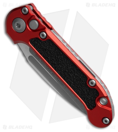 Microtech LUDT Gen III S/E Automatic Knife Red (3.5" Apoc Serr) 1135-11APRD