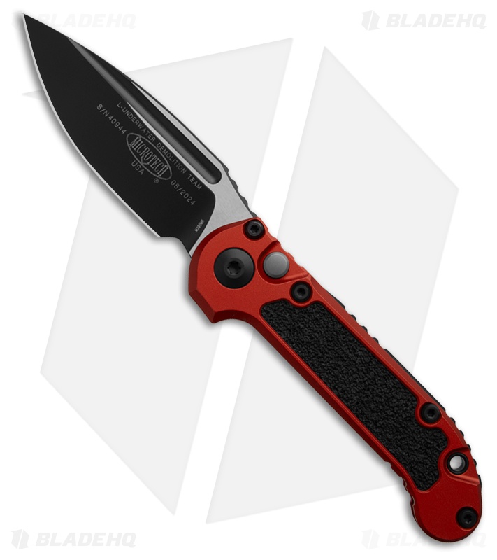 Microtech LUDT Gen III S/E Automatic Knife Red (3.5" Black) 1135-1RD