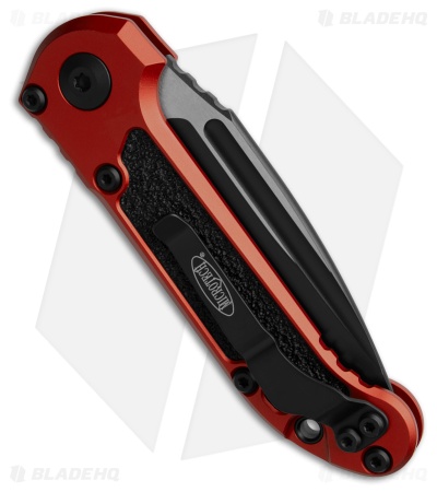 Microtech LUDT Gen III S/E Automatic Knife Red (3.5" Black) 1135-1RD