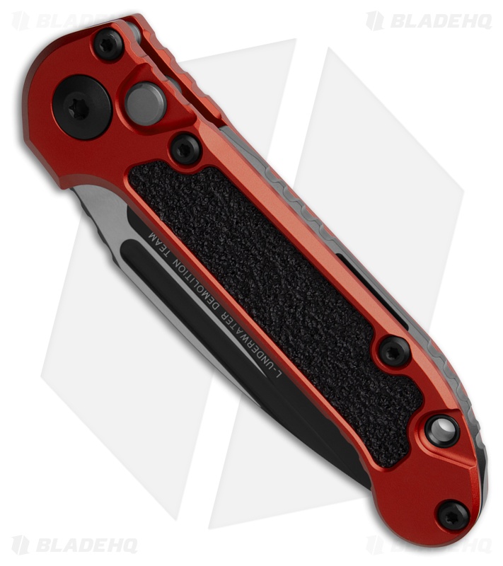 Microtech LUDT Gen III S/E Automatic Knife Red (3.5" Black) 1135-1RD