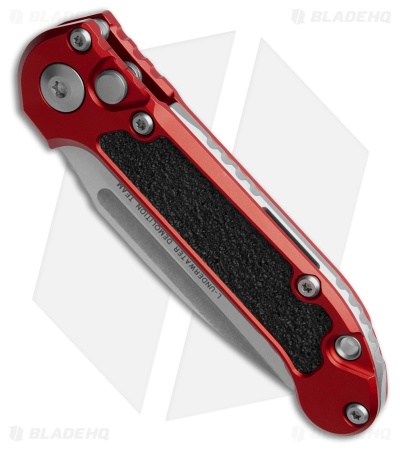 Microtech LUDT Gen III S/E Automatic Knife Red Aluminum (3.5" SW Serr) 1135-11RD