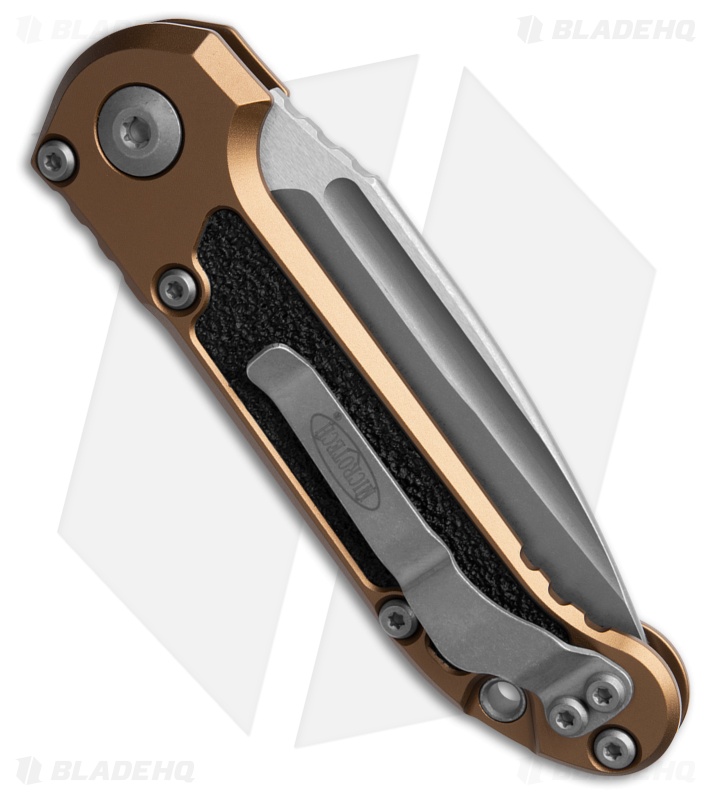 Microtech LUDT Gen III S/E Automatic Knife Tan Aluminum/3M (3.5" Apocalyptic)